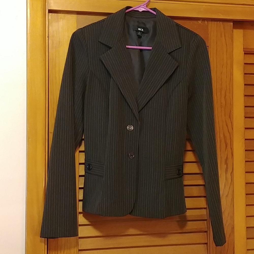 Brown stripped blazer